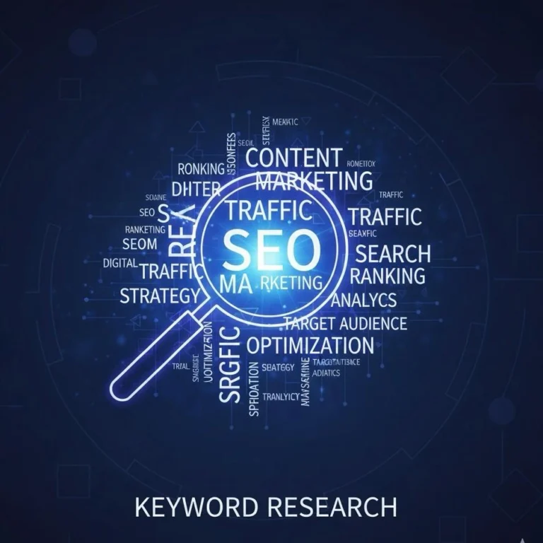 SEO keyword research concept image by freelance digital marketer in kannur